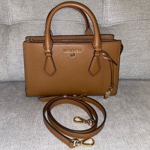 Michael Kors Valerie Small Pebbled Leather Satchel